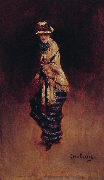 Young Parisienne by Jean Beraud